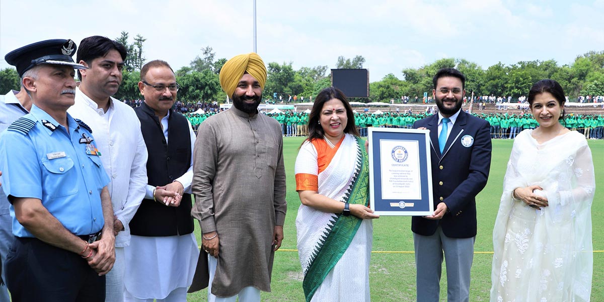 Chandigarh University Create Guinness World Record