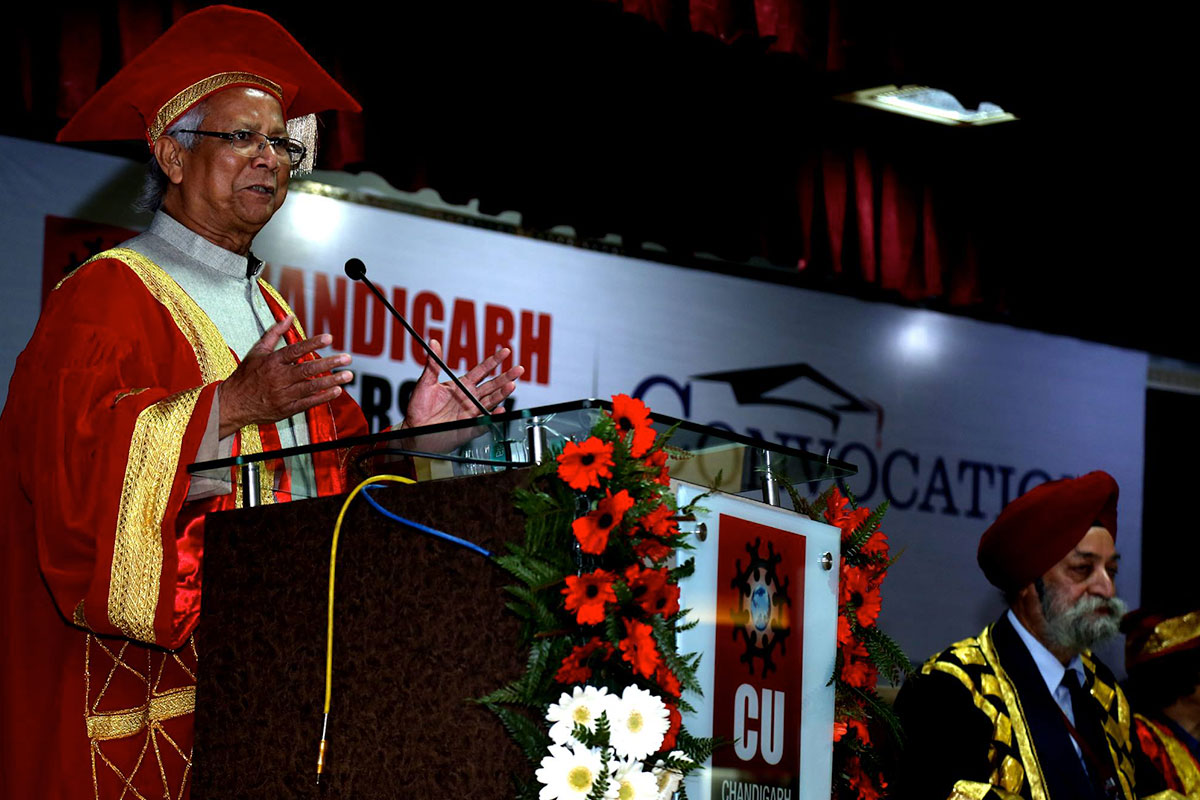 PROF. (DR.) MUHAMMAD YUNUS (Nobel Laureate & Chancellor - Glasgow Caledonian University, UK)