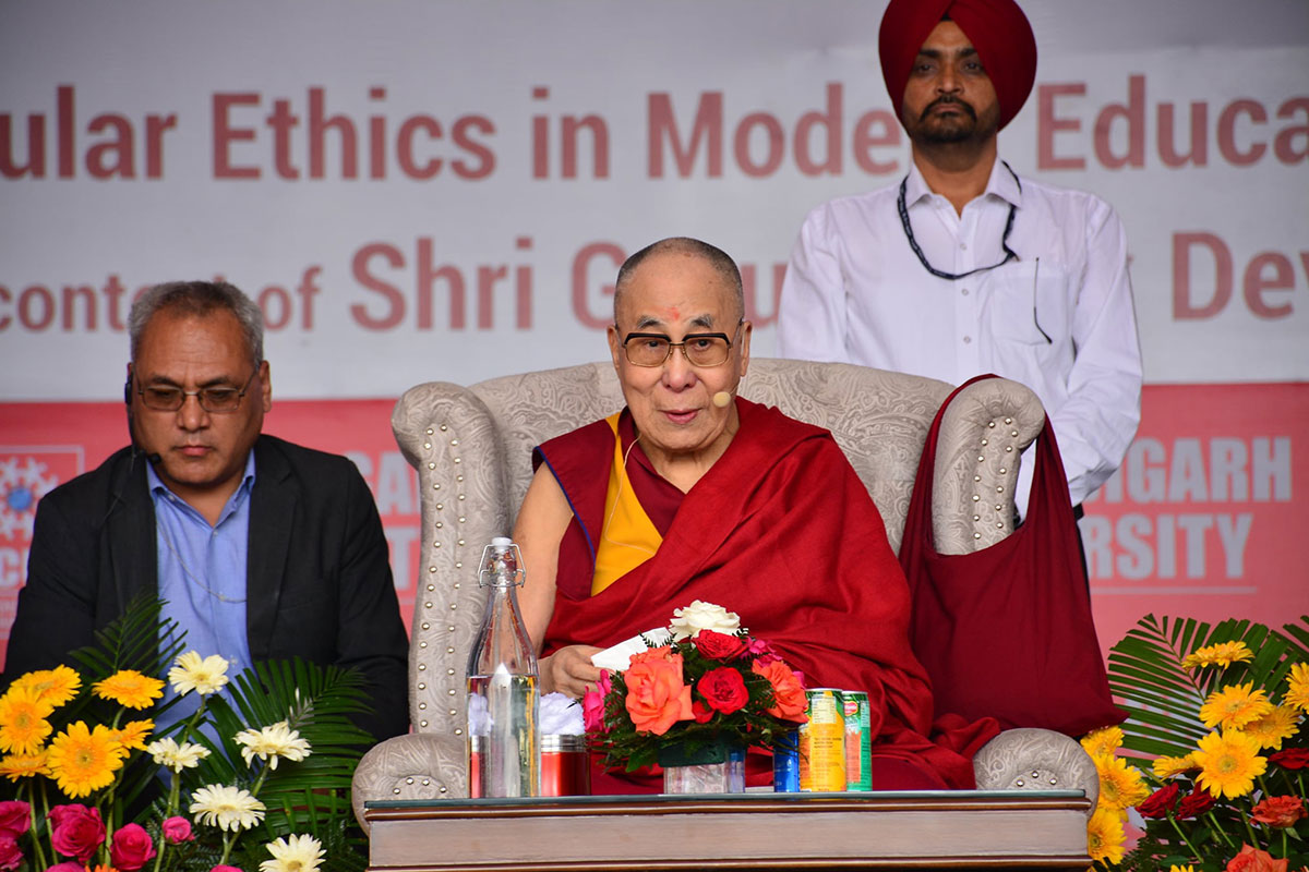 HIS HOLINESS THE 14th DALAI LAMA (Honourable Nobel Laureate)