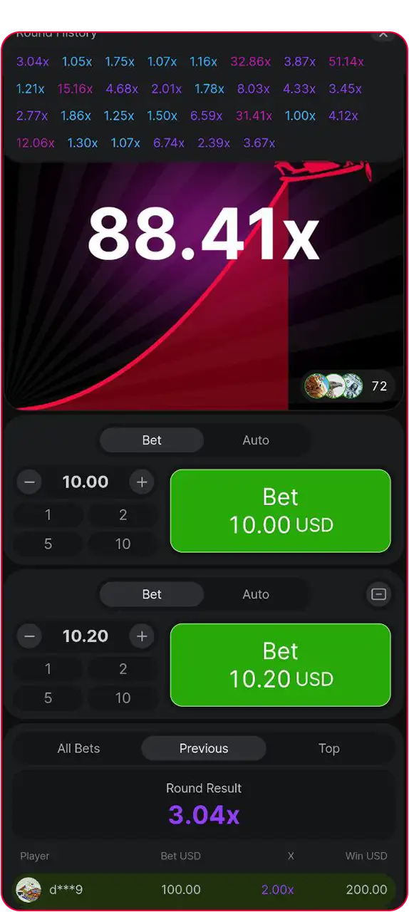 Aviator game Screenshot 3